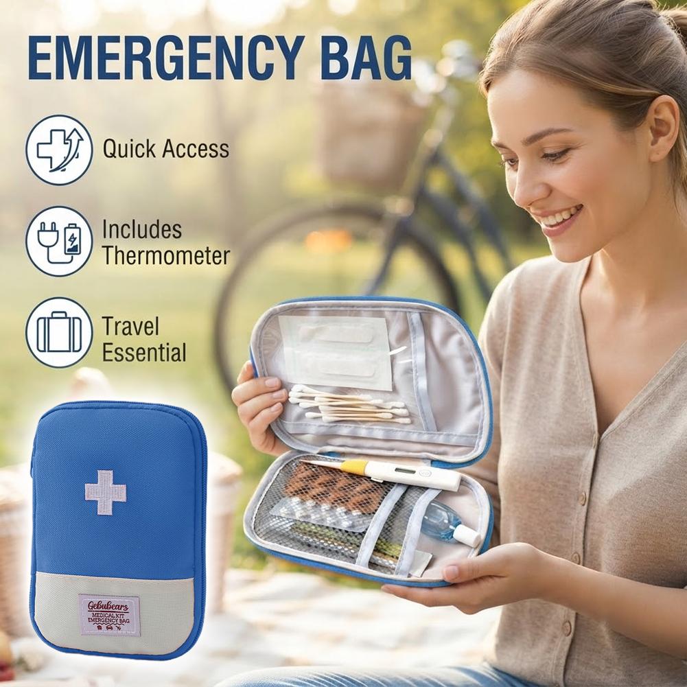 Travel Medicine Bag Pill Stora - đánh giá và giá Field Dressing Kit