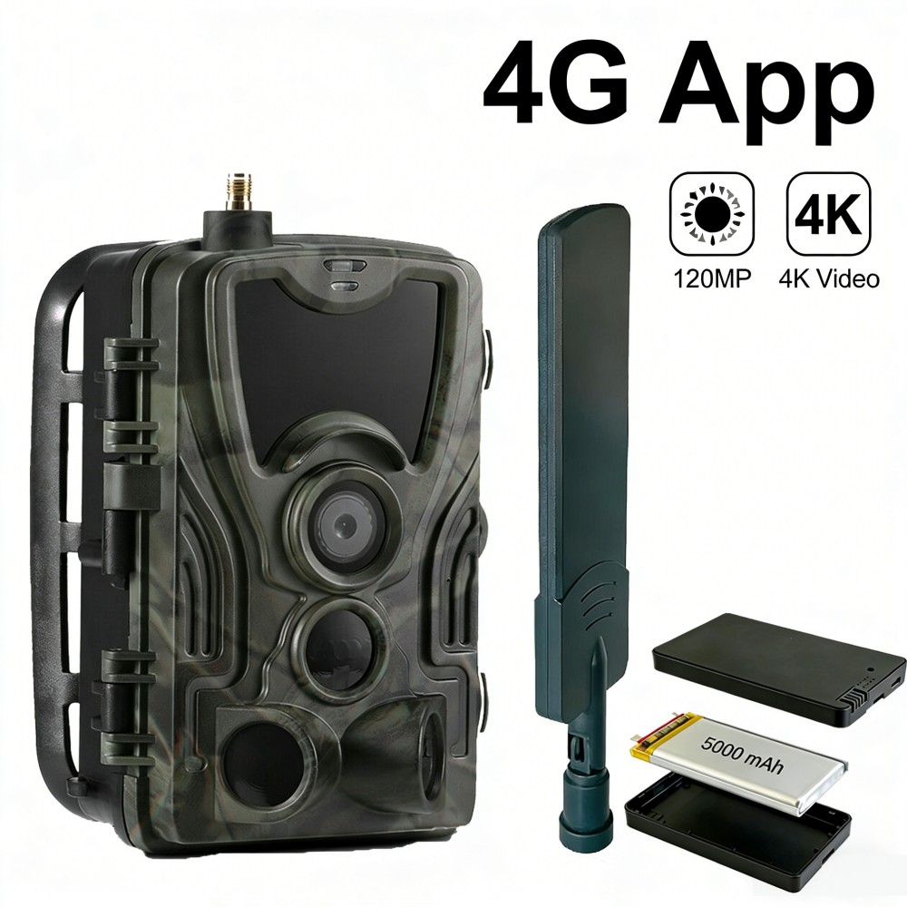 4G 4K 120MP Live Video 5000mAh - đánh giá và giá Outdoor Hunting Video Camera