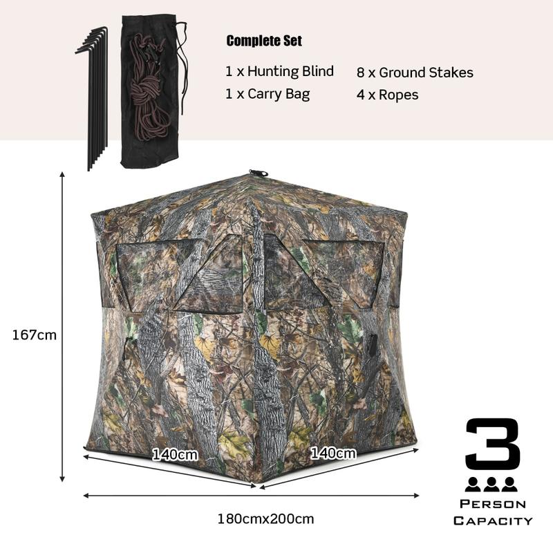 Portable Hunting Blind with Gr - đánh giá và giá Hunting Outdoors