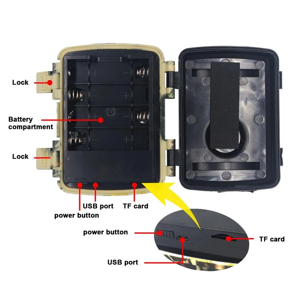 Mini Trail Hunting Camera PIR  - đánh giá và giá Outdoor Hunting Camera Wireless