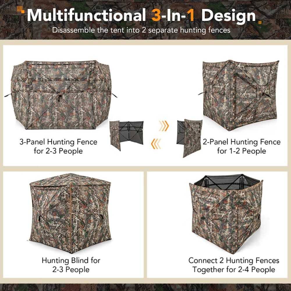 5-in-1 Detachable Hunting Blin - đánh giá và giá Hunting Outdoors