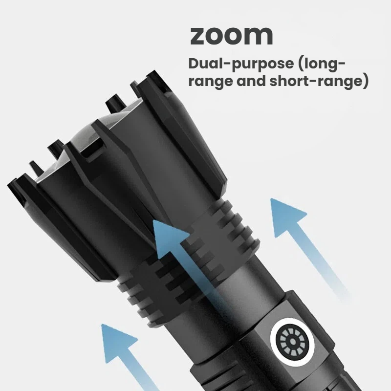 High-power P90 LED Flashlight  - đánh giá và giá Hunting Outdoors