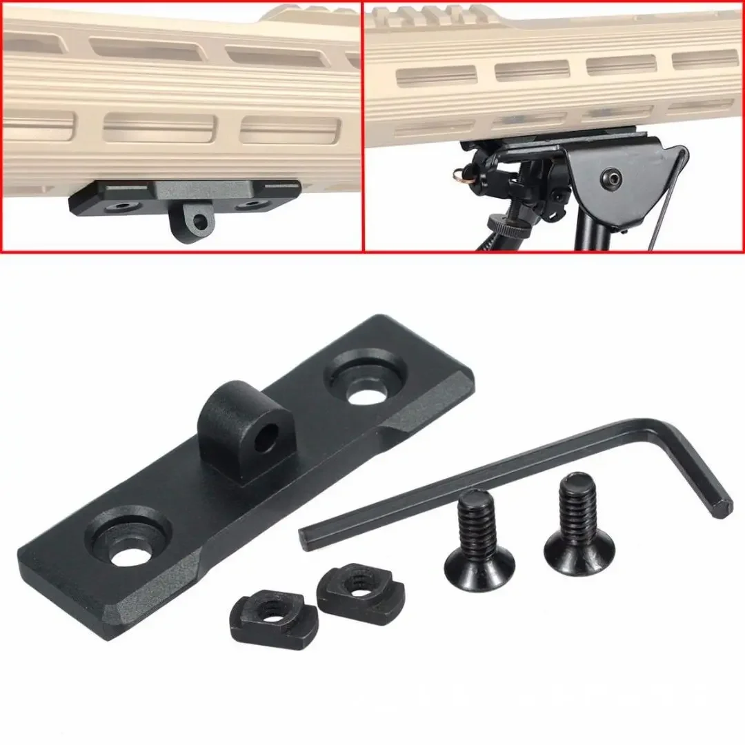 M-LOK Bipod Mount Adapter Low  - đánh giá và giá Bipod Rifle Mount