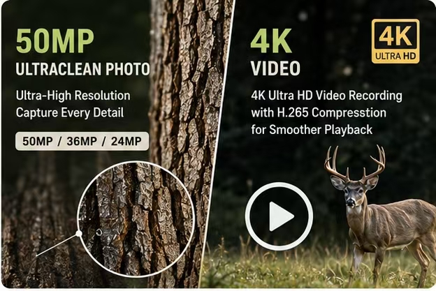 Solar Wildlife 50MP 4K Video T - đánh giá và giá Outdoor Hunting Video Camera