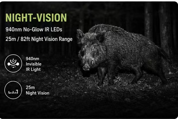 Solar Wildlife 50MP 4K Video T - đánh giá và giá Outdoor Hunting Video Camera