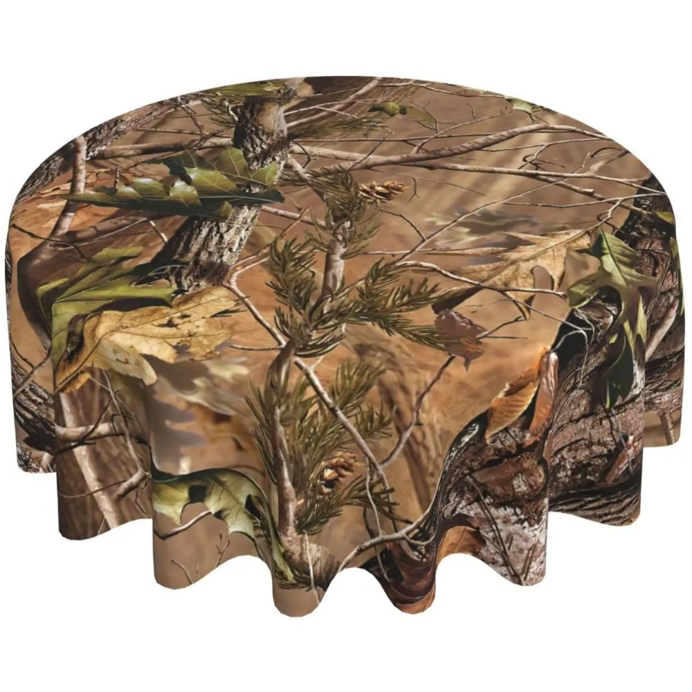 Hunting Camo Round Tablecloth  - đánh giá và giá Outdoor Hunting Table